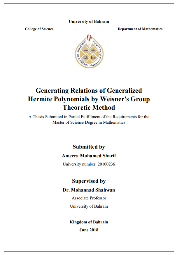 Generating Relations of Generalized Hermite Polynomials by Weisner's Group Theoretic Method