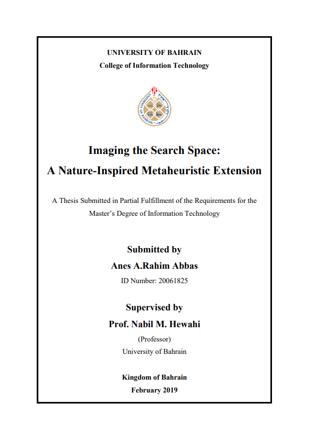 Imaging the Search Space:  A Nature-Inspired Metaheuristic Extension