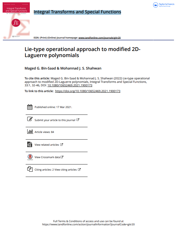 Lie-type operational approach to modified 2DLaguerre polynomials