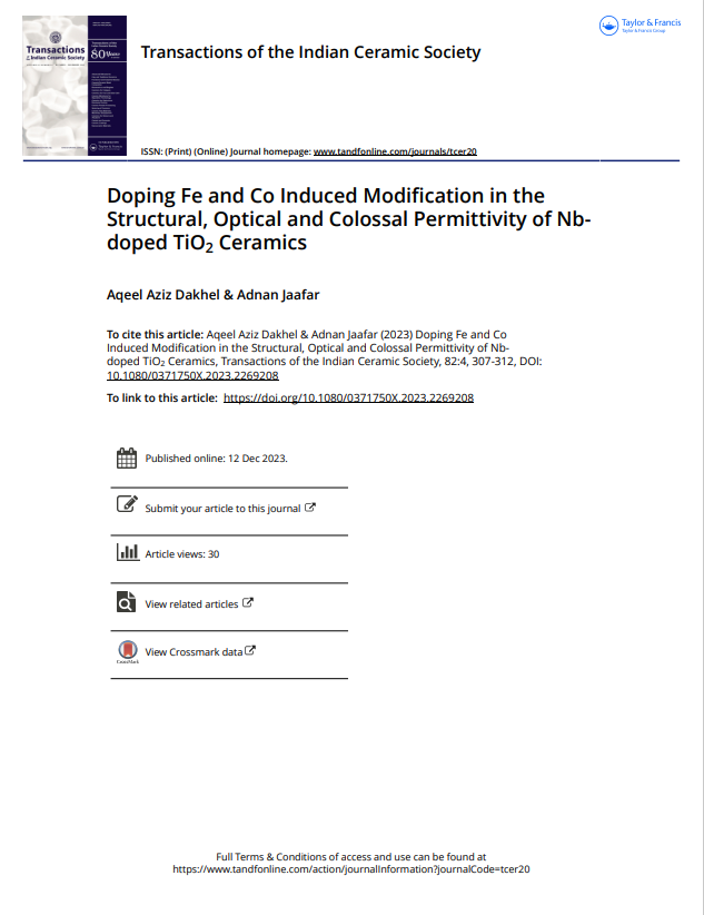 Doping Fe and Co Induced Modification in the Structural, Optical and Colossal Permittivity of Nb doped TiO2 Ceramics