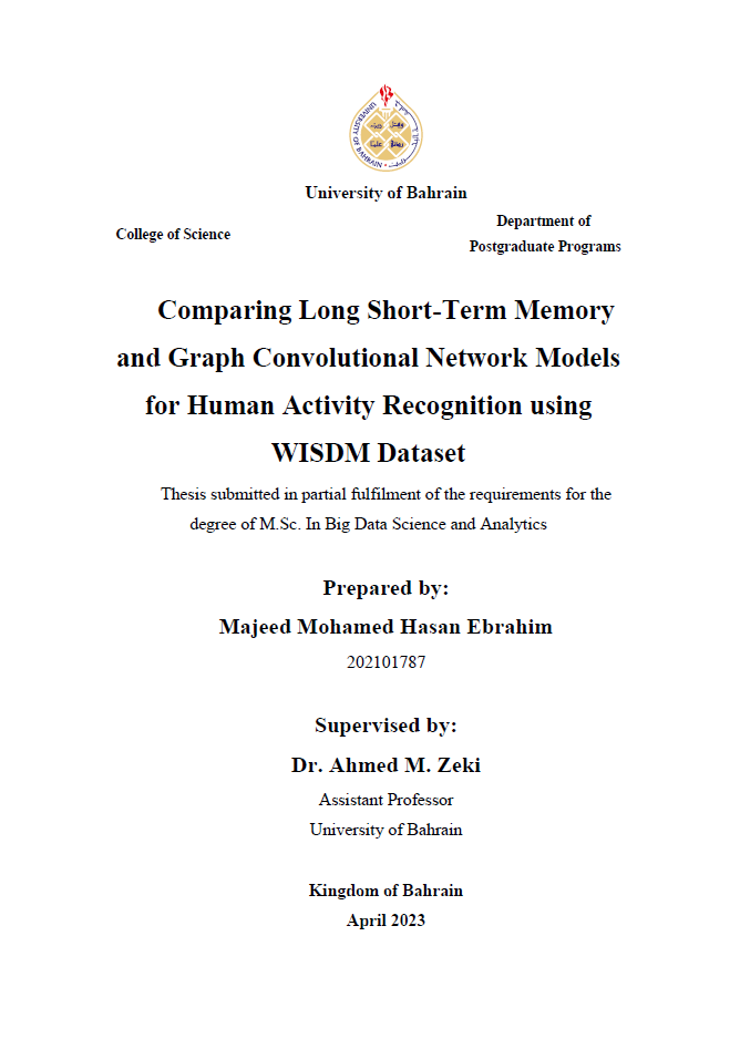 Comparing Long Short-Term Memory and Graph Convolutional Network Models for Human Activity Recognition using WISDM Dataset