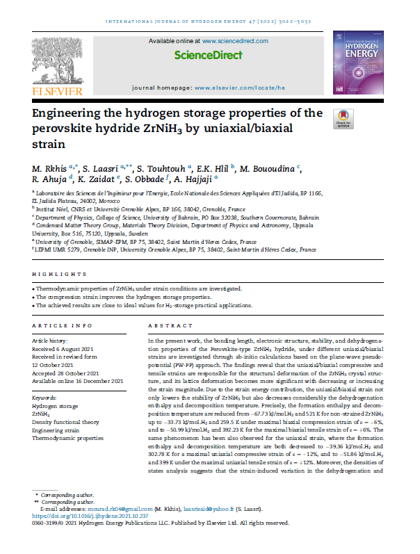 Engineering the hydrogen storage properties of the perovskite hydride ZrNiH3 by uniaxial/biaxial strain