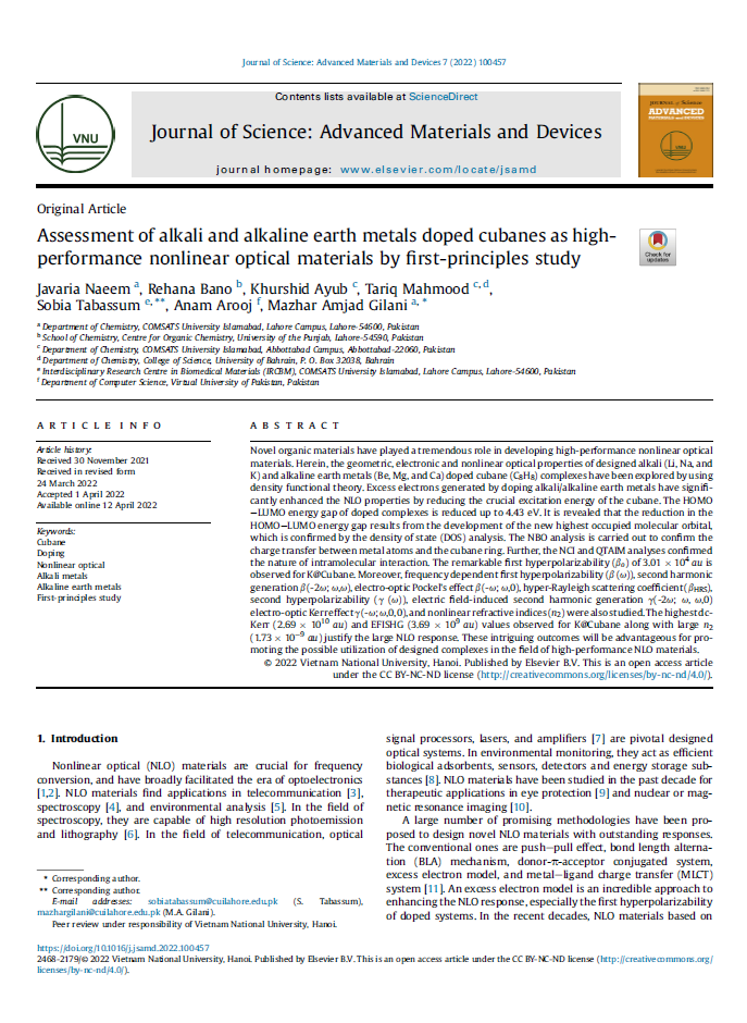 Assessment of alkali and alkaline earth metals doped cubanes as high-performance nonlinear optical materials by first-principles study