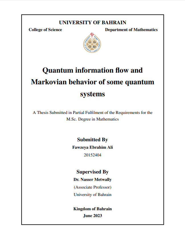 Quantum information flow and Markovian behavior of some quantum systems