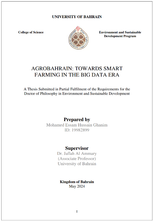 AGROBAHRAIN : Towards Smart Farming in the Big Data Era