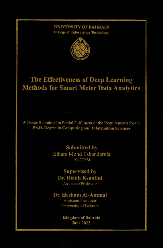 The Effectiveness of Deep Learning Methods for Smart Meter Data Analytics