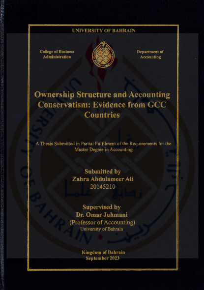 Ownership Structure and Accounting Conservatism: Evidence from GCC Countries